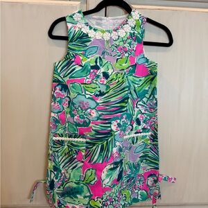 Girls Lilly Pulitzer Green Pink Blue Dress size 10